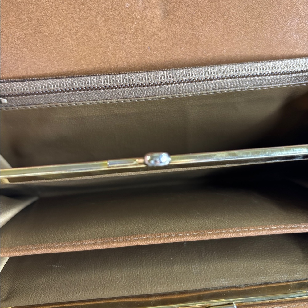 Celine Macadam Monogram Flap Kisslock Long Wallet Purse in EUC - Picture 8 of 15